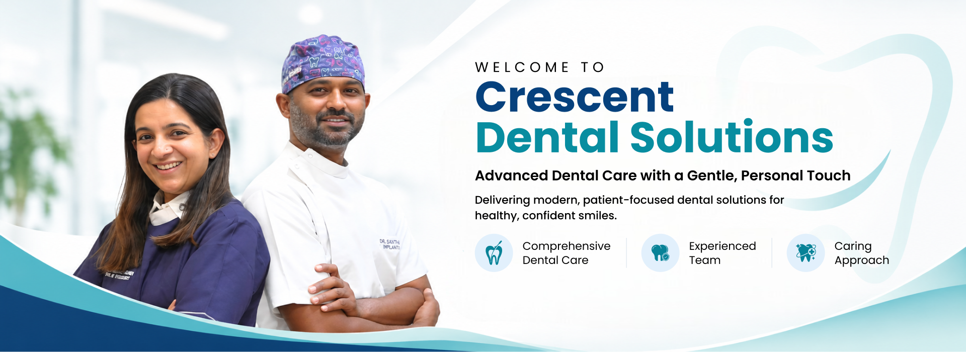 Crescent dental solution